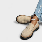 Lora | Runde Casual-Mokkasins