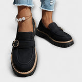 Lora | Runde Casual-Mokkasins