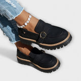 Lora | Runde Casual-Mokkasins