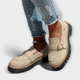 Lora | Runde Casual-Mokkasins