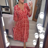 Aada - Boho-Musterkleid