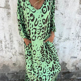 Aada - Maxi Kleid Leopardi