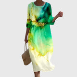 Hayley | Elegantes Blumen Maxi Kleid