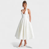 Efi - Strukturierte Midi-Kleid