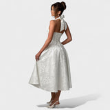 Efi - Strukturierte Midi-Kleid