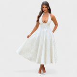 Efi - Strukturierte Midi-Kleid