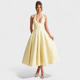 Efi - Strukturierte Midi-Kleid