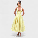 Efi - Strukturierte Midi-Kleid