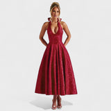 Efi - Strukturierte Midi-Kleid