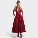 Efi - Strukturierte Midi-Kleid