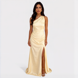 Aurélia - Langes Satin Kleid