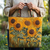 Cartera Artesanal - Girasoles
