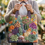 Cartera Artesanal - Jardín de Suculentas
