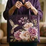 Cartera Artesanal - Colibríes y Orquídeas