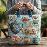 Cartera Artesanal - Motivo Floral Clásico