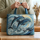 Cartera Artesanal - Delfín Oceánico