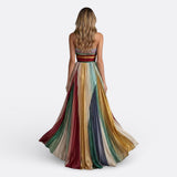 Lise - Trägerloses langes Kleid