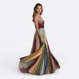 Lise - Trägerloses langes Kleid