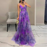 Margarida - Blumen Maxi-Kleid