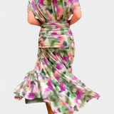 Luana - Stilvolles V-Ausschnitt Kleid