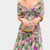 Luana - Stilvolles V-Ausschnitt Kleid