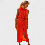 Línea - Elegantes Midi-Kleid