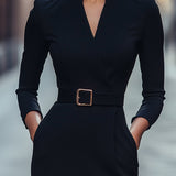 Iara - Formschönes Schwarzes Kleid