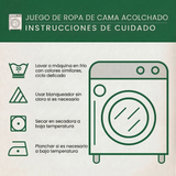 Juego de cama acolchado de 3 piezas - Árbol de la Vida