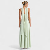 Malia - Asymmetrisches Mintgrünes Kleid