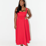 Amélia - Zeitloses Midi-Kleid