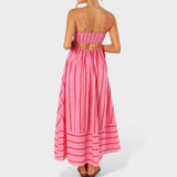Isabel - Langes gestreiftes Kleid