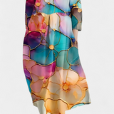 Ana - Leichtes Kleid mit Muster
