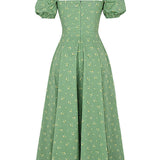 Aviana - Puffärmel Bloom-Kleid