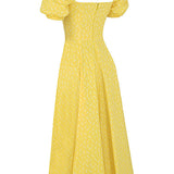 Aviana - Puffärmel Bloom-Kleid