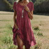 Eterna - Midi Kleid Zeitlose Eleganz