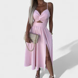 Cielo - Midi Kleid Mit Offenem Rücken