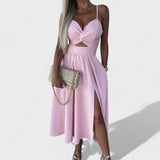 Cielo - Midi Kleid Mit Offenem Rücken