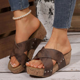 Aamu Wedge Sandalen