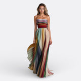 Lise - Trägerloses langes Kleid