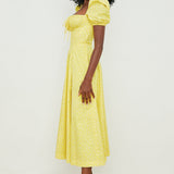 Aviana - Puffärmel Bloom-Kleid