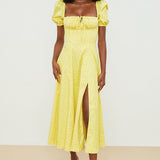 Aviana - Puffärmel Bloom-Kleid
