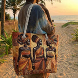 Cartera de Playa Hecha a Mano | Melanin Queens Glow