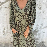 Aada - Maxi Kleid Leopardi